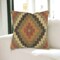 Edge Collections - 18-inch H x 18-inch W x 6.25-inch D - Brown - Geometric Throw Pillow with Bohemian Flair - 1 Piece